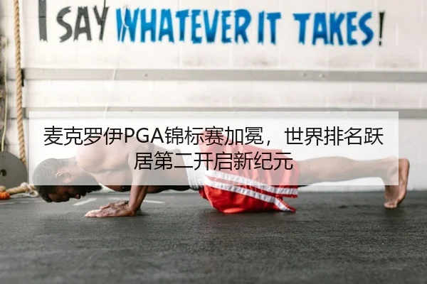 麦克罗伊PGA锦标赛加冕，世界排名跃居第二开启新纪元